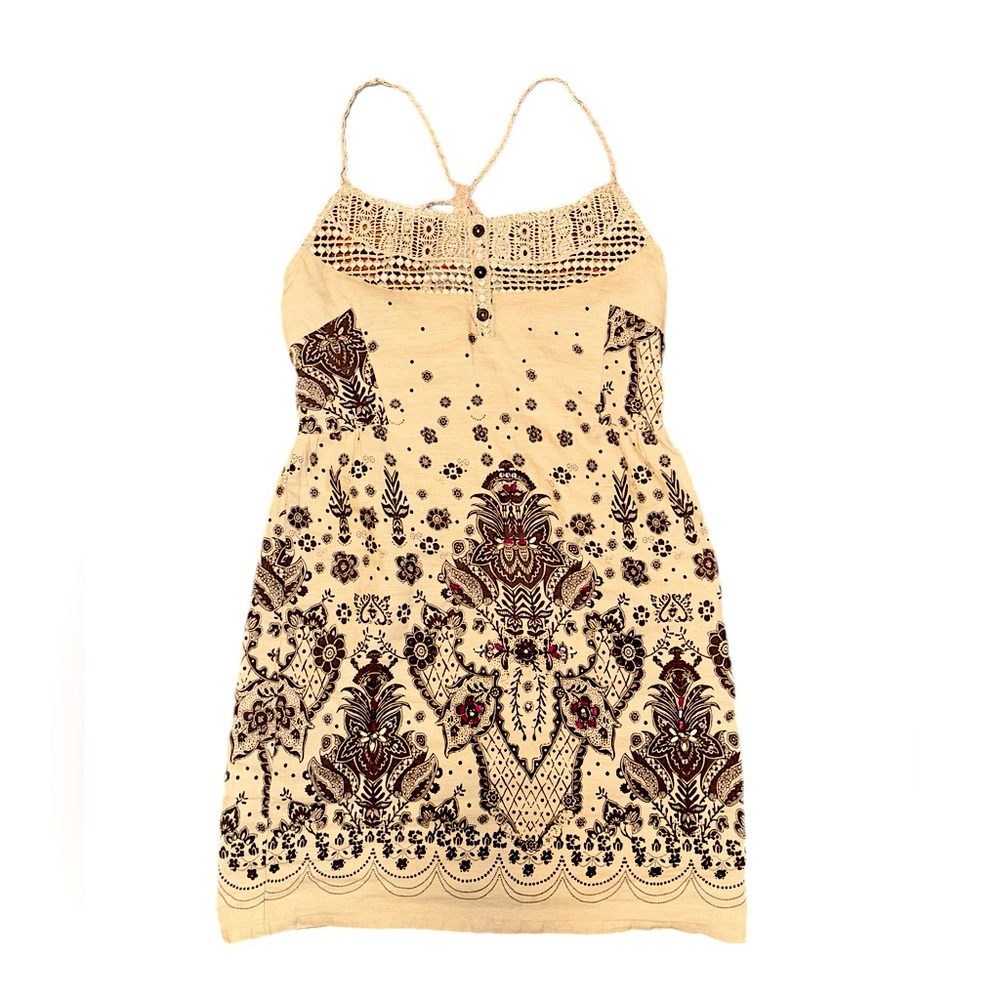 Vintage Freepeople XS Beaded Mini Dress